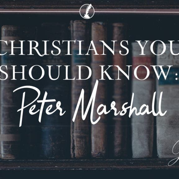 Peter Marshall's preaching, prayers, and counsel encouraged and guided many of America's leaders through those dark times of trouble during WW2. Picture leads to an article about Peter Marshall
