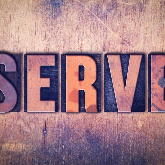 We are not serving Him to be blessed; we are blessed just to be His servants. Don't just serve the Lord - do it with gladness!