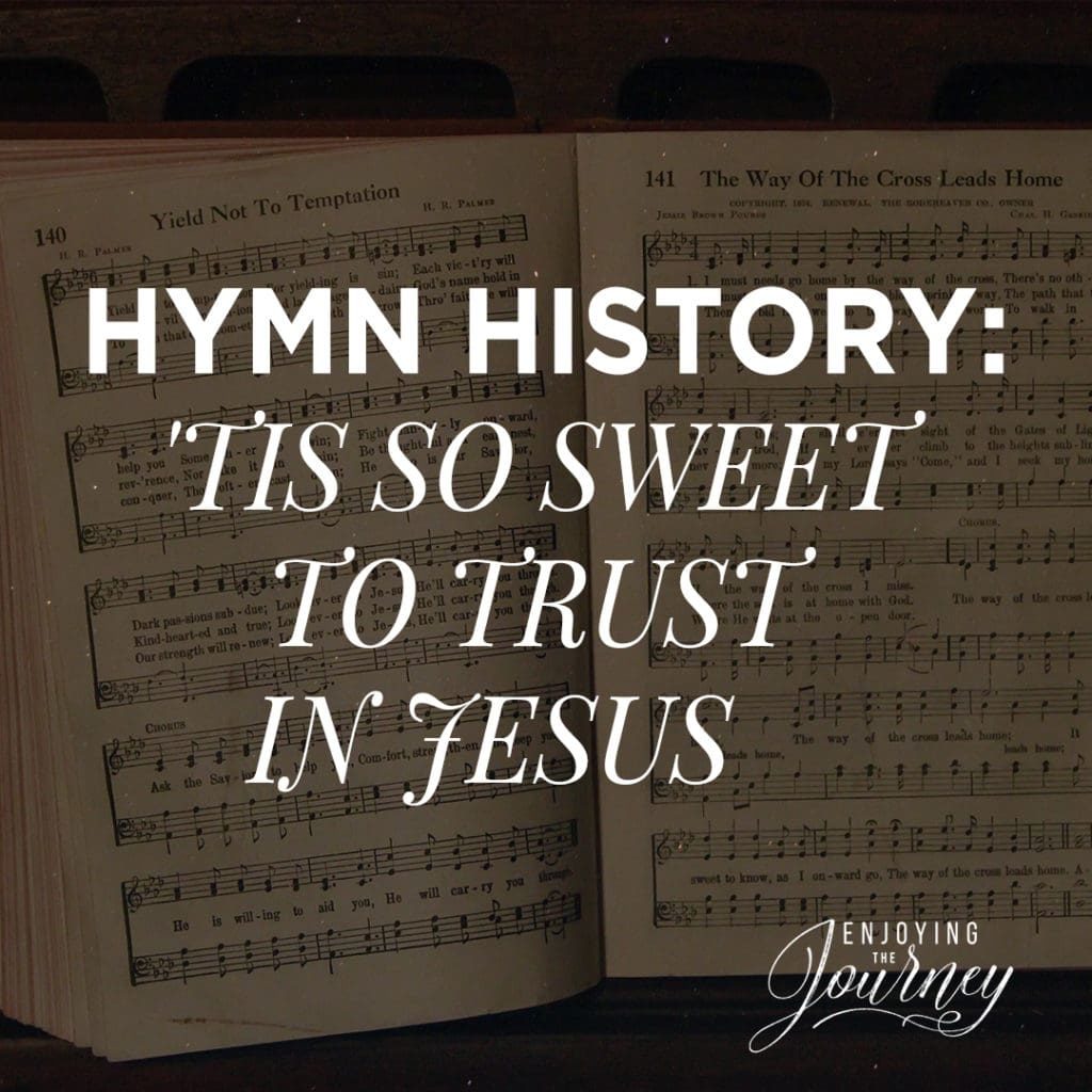 "'Tis So Sweet to Trust in Jesus" talks about the joy that can be found in having faith in God! Although its author, Louisa M. R. Stead, experienced the terrible loss...