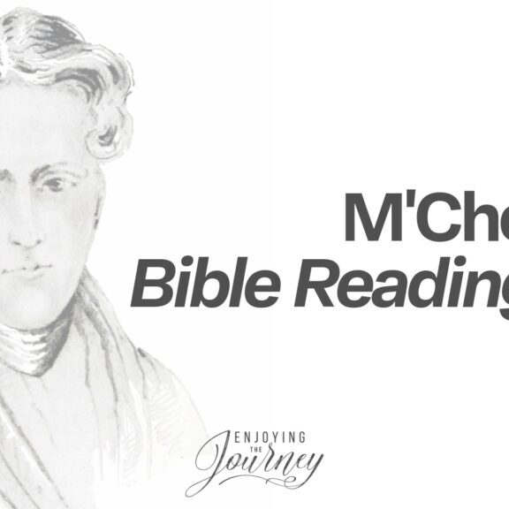 FREE download of the interactive "Journey Through Scripture Plan" Robert Murray Mcheyne Bible reading plan. Portrait of Robert Murray Mcheyne and an overview of His Bible reading plan