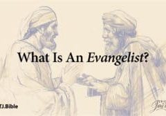 What Is An Evangelist? Only Philip is identified as “the evangelist” (Acts 21:8). God used him to illustrate his intent for this office. Here are 7 marks of a true Evangelist. This picture depicts someone doing the work of an evangelist.