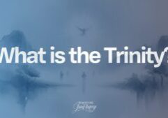 The word Trinity is not found in the Bible. But refers to God the Father, Son, and Holy Spirit—distinct and separate persons of the Trinity. mage alluding to the baptism of Jesus wjere you have God the Father, Son, and Holy Spirit