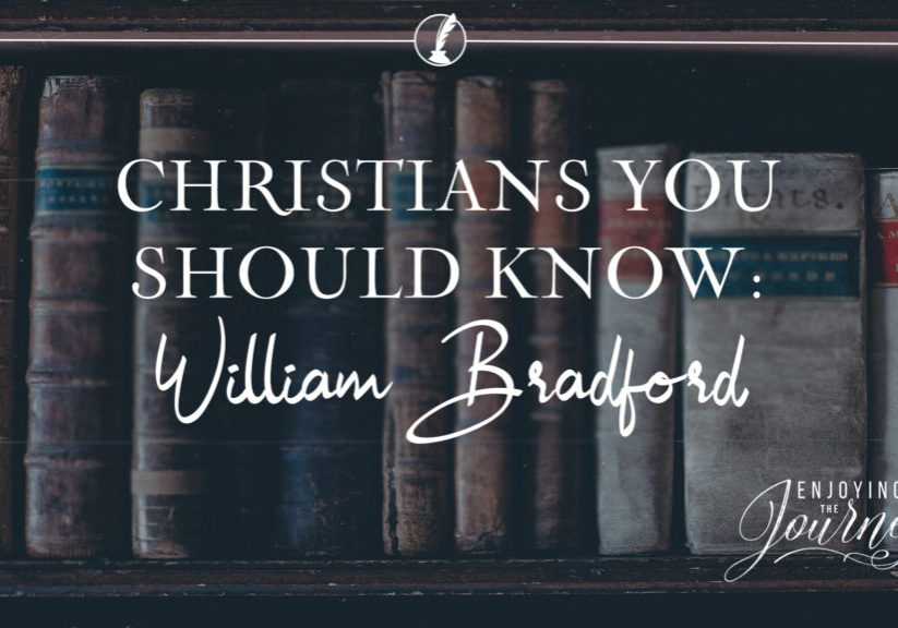 After John Carver's death, thirty-two-year-old William Bradford was overwhelmingly chosen to be the leader of the Pilgrims. This was before they ever arrived at Plymouth. William Bradford leaned heavily on the Lord and stood firm in his convictions. Despite frequent hardships, overwhelming loss, and grievous heartache, Bradford nobly governed Plymouth.