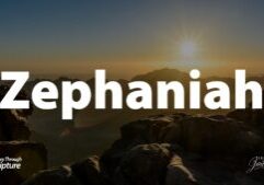 The theme of the book of Zephaniah is this: judgment brings bitterness: the extent of judgment, and blessing: the intent of judgment.