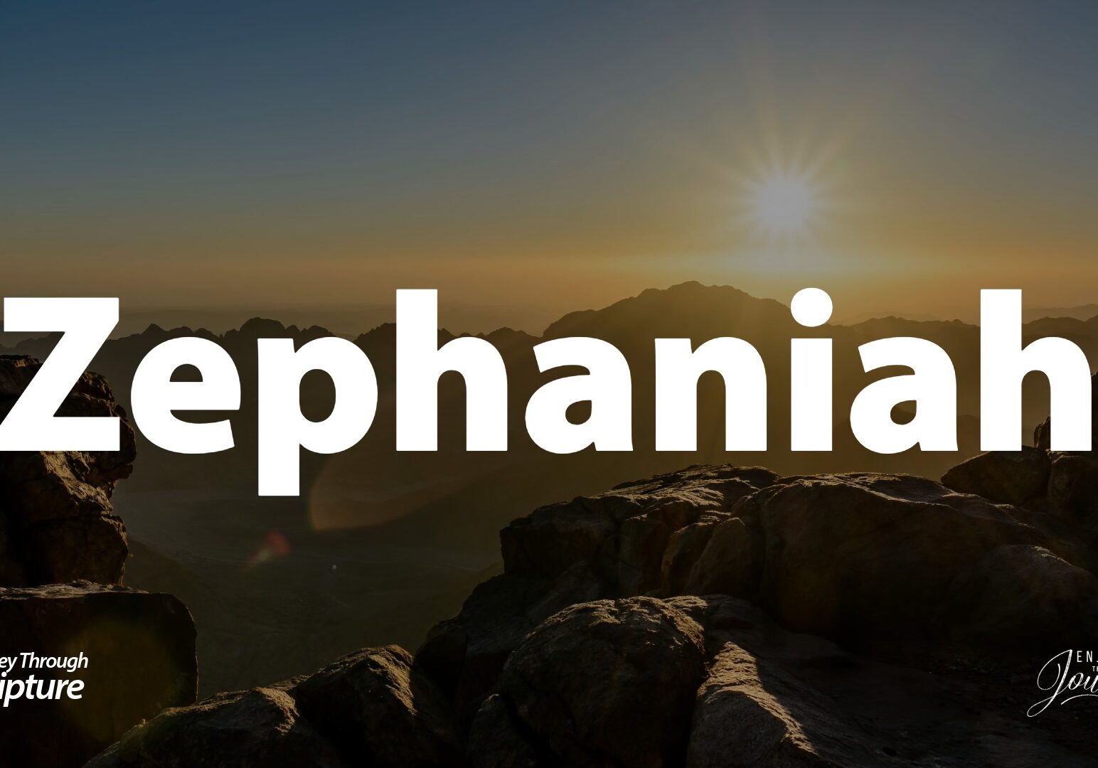 The theme of the book of Zephaniah is this: judgment brings bitterness: the extent of judgment, and blessing: the intent of judgment.